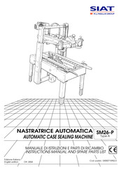 M.J. MALLIS GROUP SIAT SM26-P Instruction Manual And Spare Parts List