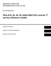 Mitsubishi Electric PAA-A18AA1 Service Manual