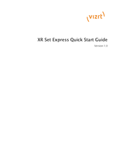 VIZRT XR Set Express Quick Start Manual