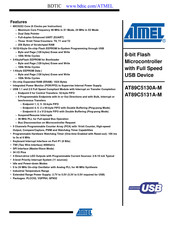 Atmel AT89C5130A-M Manual