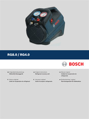 Bosch RG8.0 Original Instructions Manual