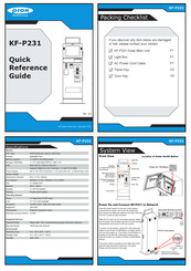 protech prox KF-P231 Quick Reference Manual