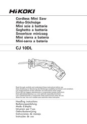 HIKOKI CJ 10DL Handling Instructions Manual