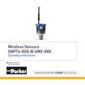 Parker SNPT2-1-B-4MP Operating Instructions Manual