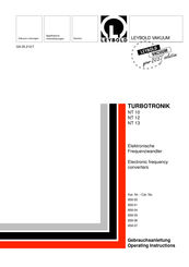LEYBOLD 859 04 Operating Instructions Manual