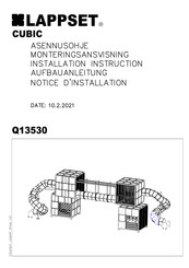 Lappset CUBIC Installation Instructions Manual