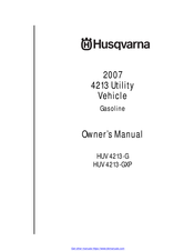 Husqvarna HUV 4213-G 2007 Owner's Manual