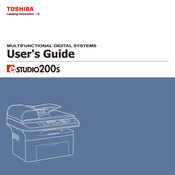 Toshiba e-studio 200s User Manual