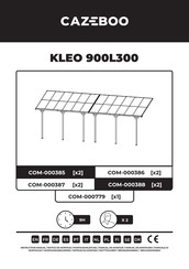 CAZEBOO KLEO 900L300 Assembly Instructions Manual