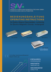 Sav 243.42 Operating Instructions Manual