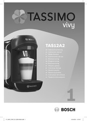 Bosch Tassimo Vivy TAS12A2 Instruction Manual