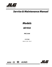 Oshkosh Corporation JLG AE1932 Service Maintenance Manual
