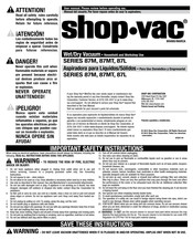 Shop-Vac 87L Series Manual