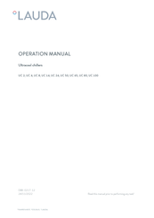 Lauda UC 14 Operation Manual