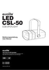 EuroLite LED CSL-50 User Manual