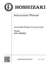 Hoshizaki KML-700MRJZ Instruction Manual