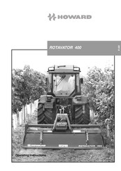 Howard ROTAVATOR R400 Operating Instructions Manual