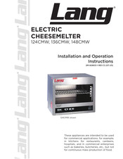 Lang 148CMW Assembly, Installation And Operation Instructions