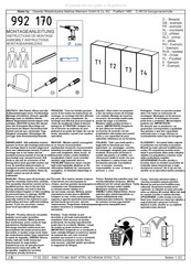Oeseder Möbelindustrie 992 170 Assembly Instructions Manual