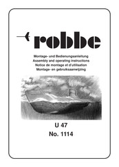 Robbe U 47 Assembly And Operating Instructions Manual