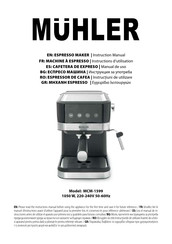 MUHLER MCM-1599 Instruction Manual