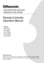 Rasonic RC-S90U Operation Manual