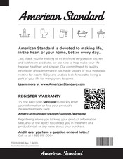 American Standard Bidet Seat Owner's Manual