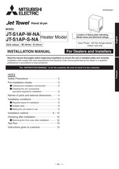 Mitsubishi Electric JT-S1AP-S-NA Installation Manual