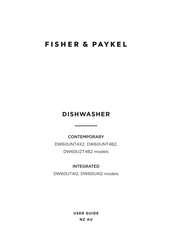 Fisher & Paykel CONTEMPORARY DW60UZT4B2 User Manual