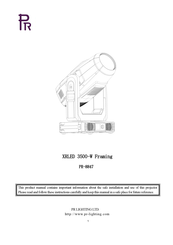 PR XRLED 3500-W Framing Manual