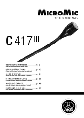 MicroMic C 417III Instruction Manual