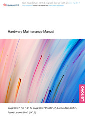 Lenovo IdeaPad Slim 7 Series Hardware Maintenance Manual