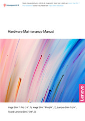 Lenovo 82VA002UIX Hardware Maintenance Manual