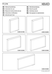 KEUCO X-Line 33298302000 Instructions For Use Manual