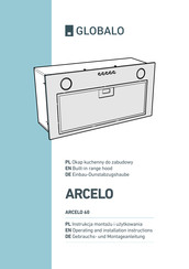 GLOBALO ARCELO 60 Operating And Installation Instructions