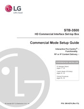 Lg STB-3500 Setup Manual