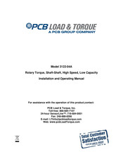 PCB 3122-04A Installation And Operating Manual
