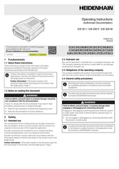 HEIDENHAIN EIB 3091M Operating Instructions Manual