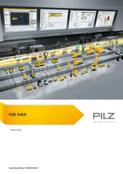 Pilz PZE X4V8 Operating Manual