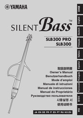 Yamaha SILENT Bass SLB300 PRO Owner's Manual