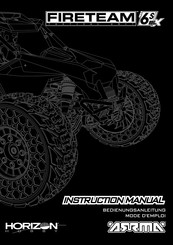Horizon Hobby FIRETEAM 6S 4WD BLX Speed Assault Vehicle RTR Instruction Manual