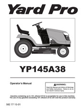 Husqvarna Yard Pro YP145A38 Operator's Manual