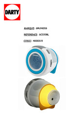 Grundig SC220BL Quick Start Manual