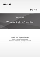 Samsung HW-J650 User Manual