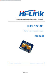 Hi-Link HLK-LD2410C Manual