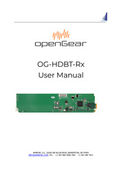 Opengear OG-HDBT-Rx User Manual