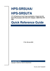 BCM Advanced Research HPS-SRSUTA Quick Reference Manual