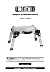 Ironton 81067 Owner's Manual
