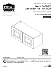 Project Source W3012B Assembly Instruction Manual