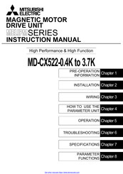 Mitsubishi Electric MD-CX522-2.2K Instruction Manual